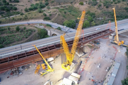 Noleggio Gru e Autogru Sicilia Viadotto Himera PA-CT Gradito Oleodinamica